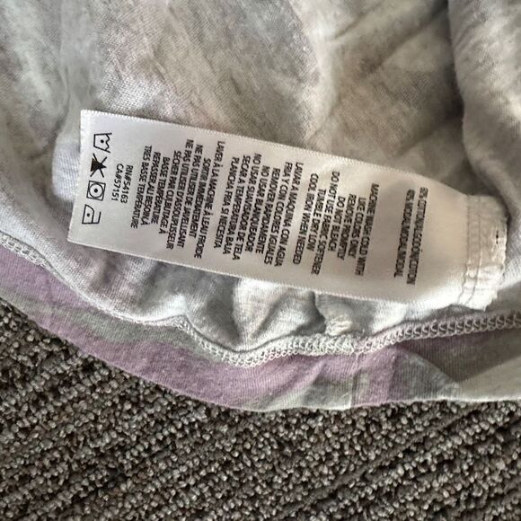 Calvin Klein Purple Camo Cropped Tee  M - Picture 6 of 10